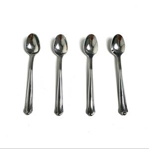 Mikasa vintage new espresso coffee spoon set